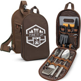 BOMKI 13 PC Grilling & Cooking Essentials - Brown